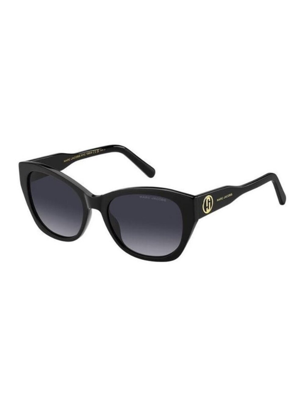 New Authentic Marc Jacobs Black Square Acetate Sunglasses